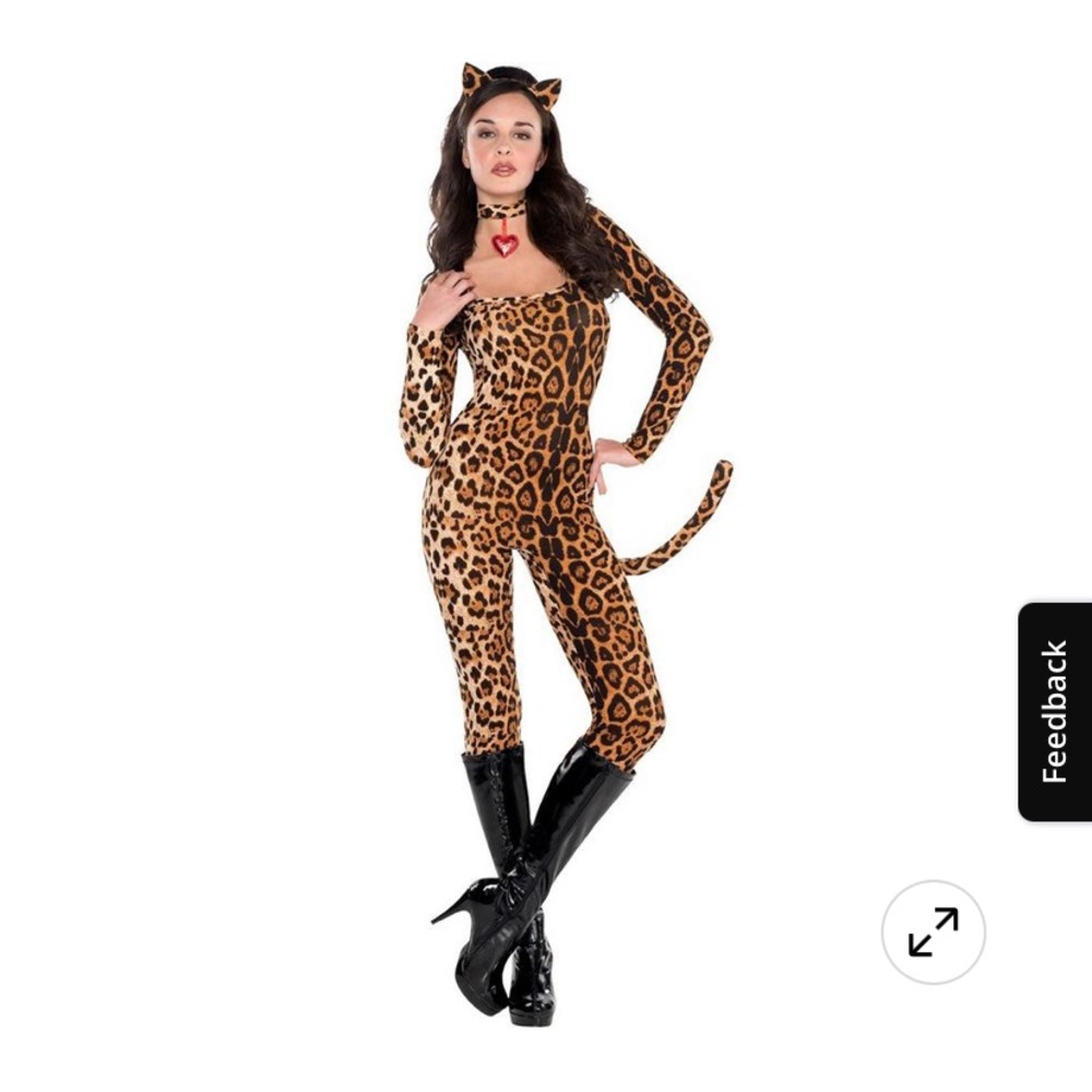Leopard Catsuit Kit Halloween Costume NEW Never been worn!